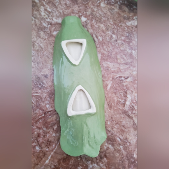 Vintage Ceramic Corn On Cob Plate Set of 6 Serving Platter - Picture 6 of 8